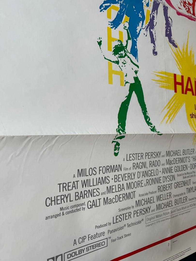 ヘアー　USオリジナル映画ポスター